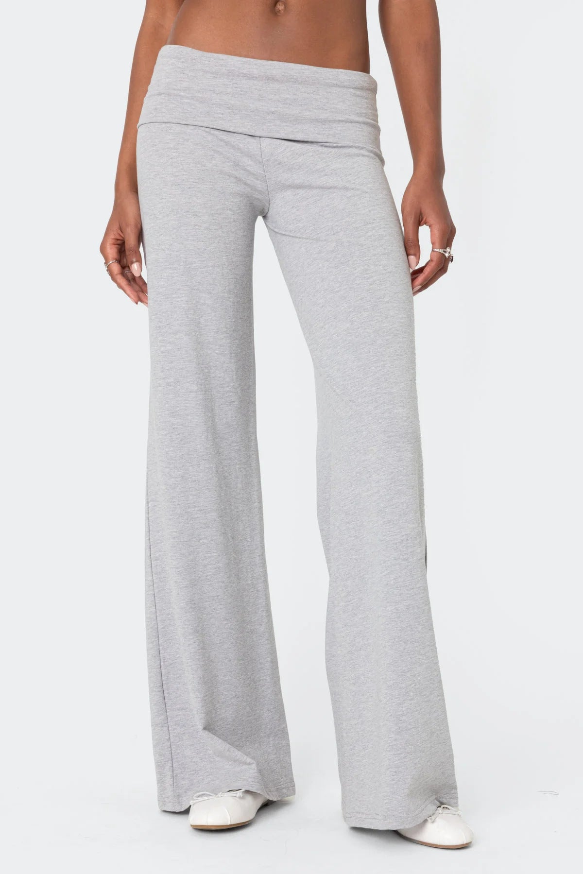 Indoor Comfy Relaxed Comfortable Wide-Leg Sweatpants