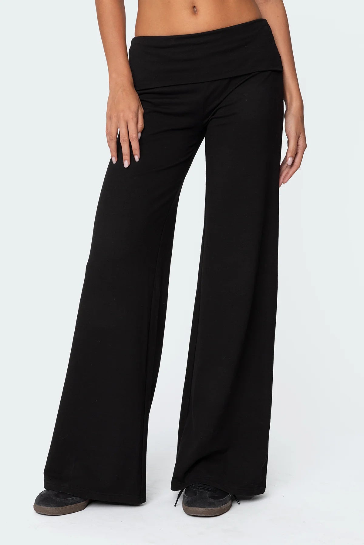 Indoor Comfy Relaxed Comfortable Wide-Leg Sweatpants