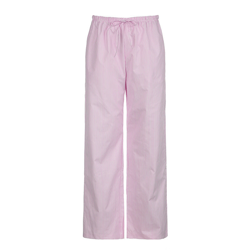 Pantalon de détente rayé Cozy Home