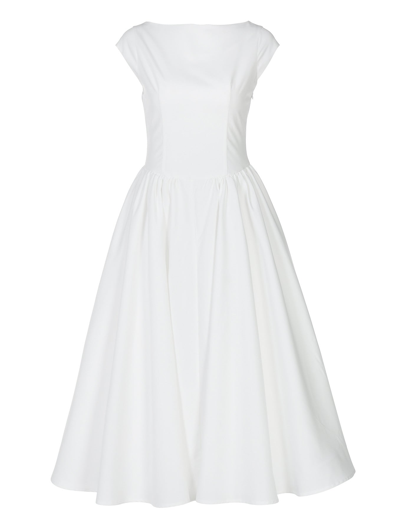 Robe dos nu blanche romantique