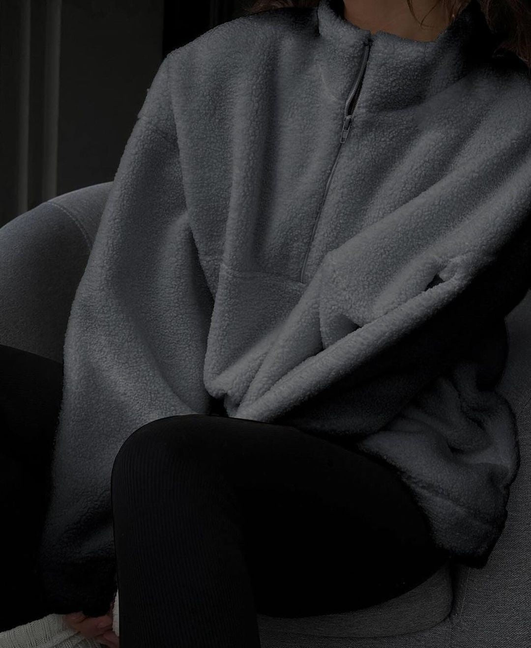 Winter Cozy Warm Fleece Pullover Jacket