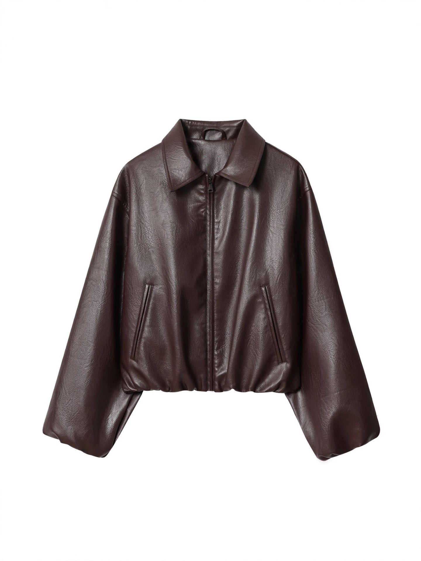Veste en cuir tendance et cool