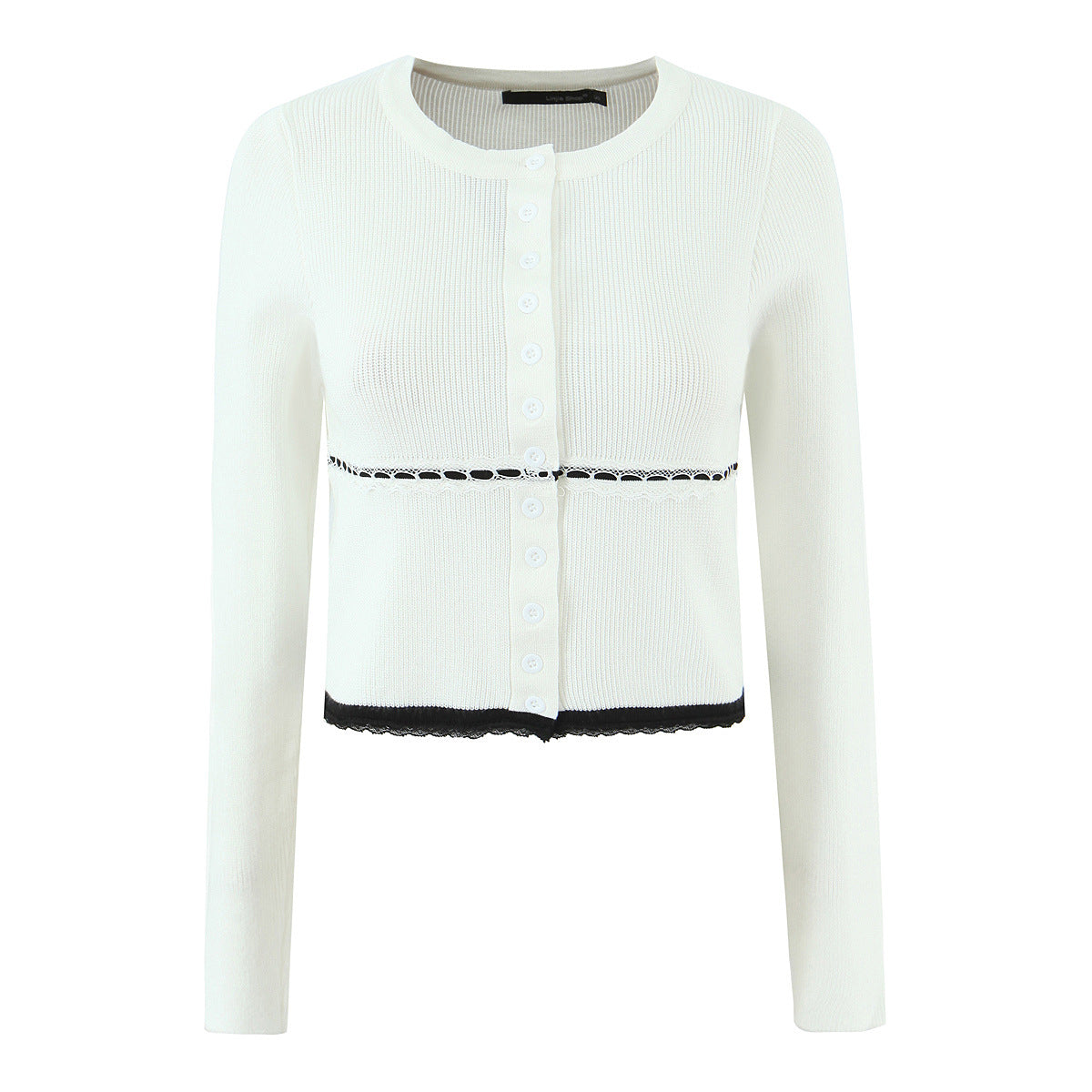 Refreshing Fall Winter Elegant White Knit Two Piece Set