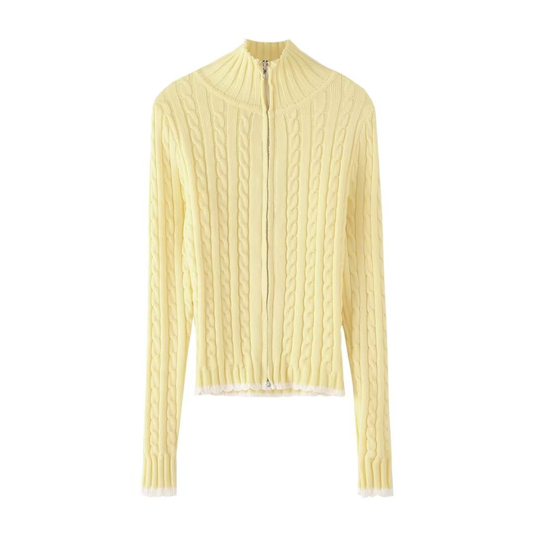 Haut en tricot doux et frais de printemps