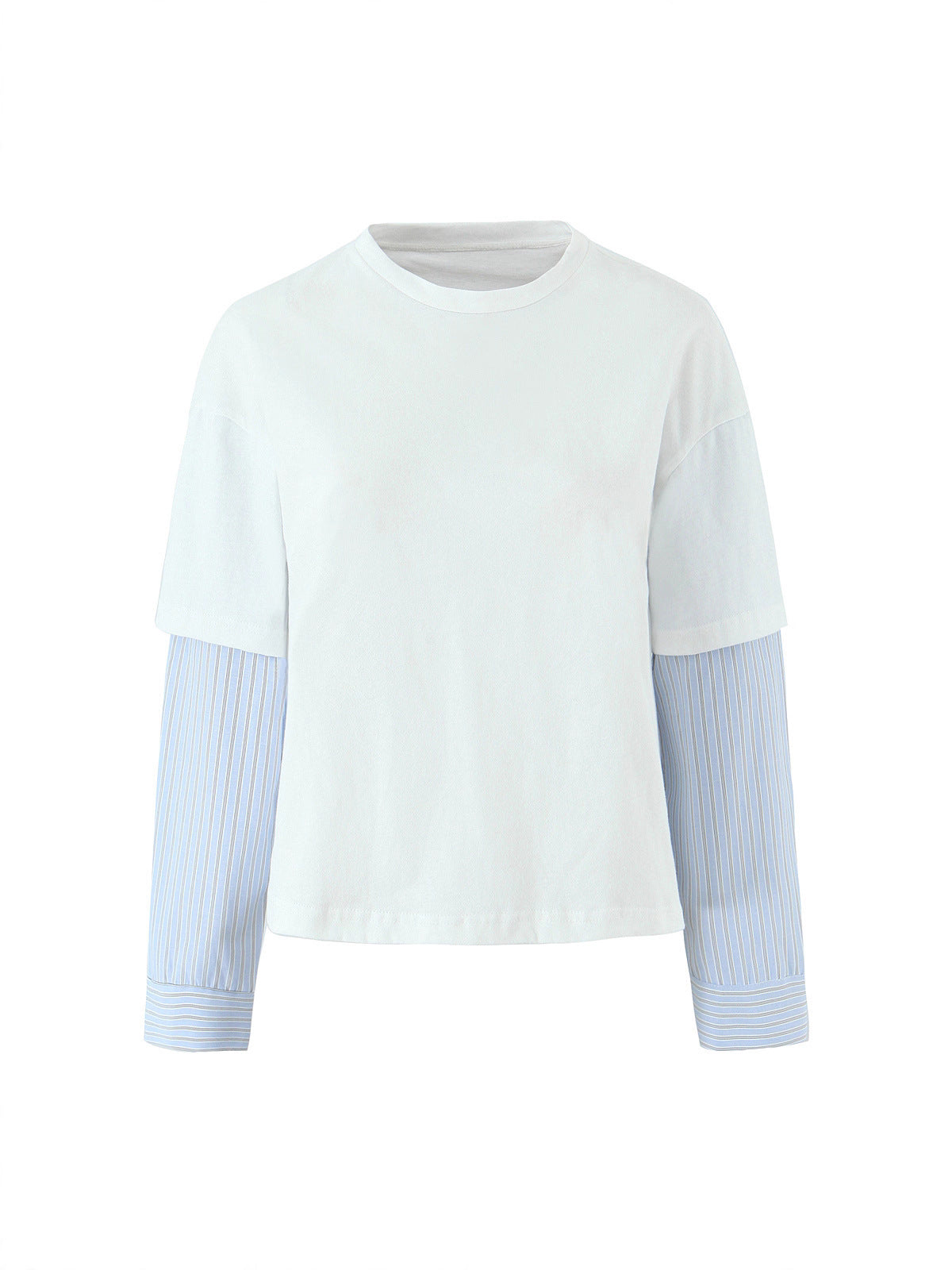 Casual Relaxed Striped Longsleeve T-shirt