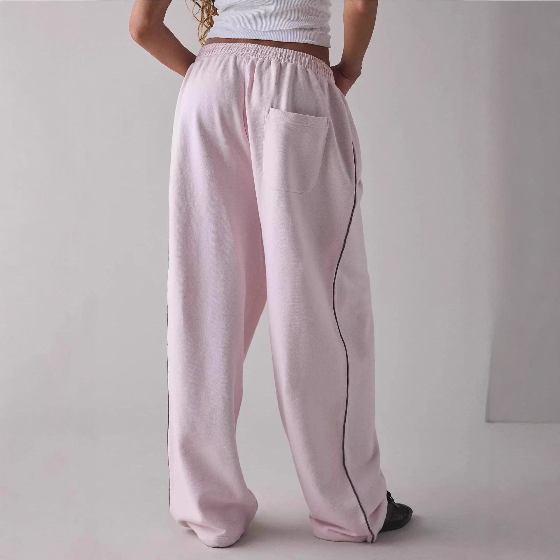 Indoor Casual Trendy Low Waist Oversize Sweatpants