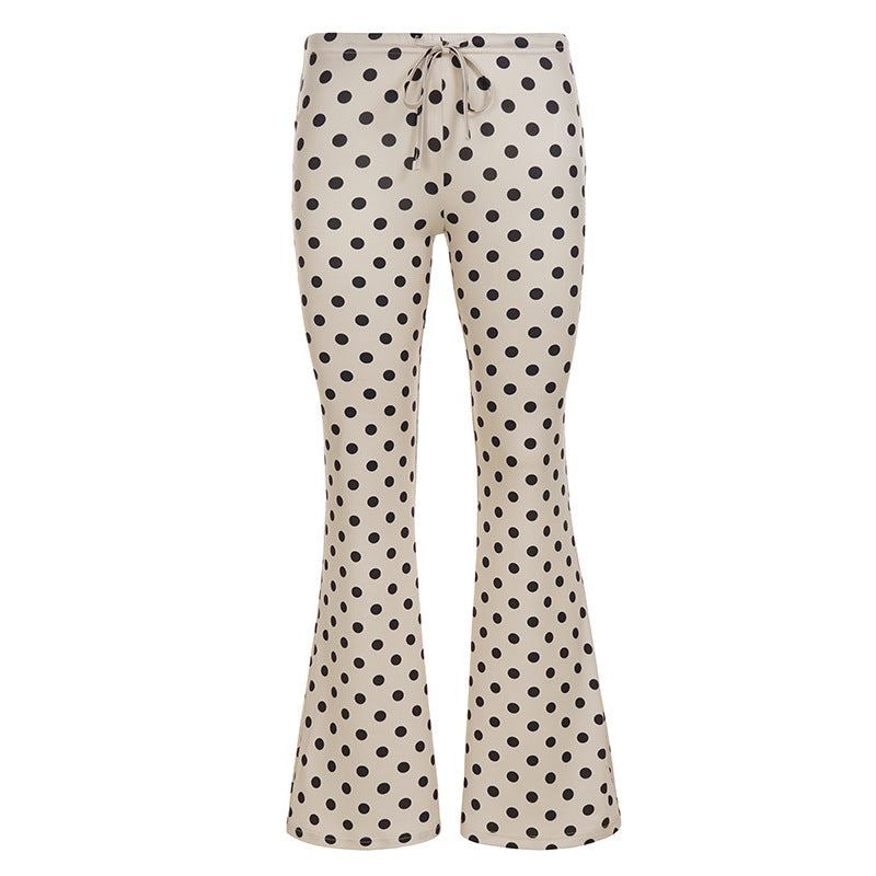 Daily Classic Timeless Polka Dot Flare Pants