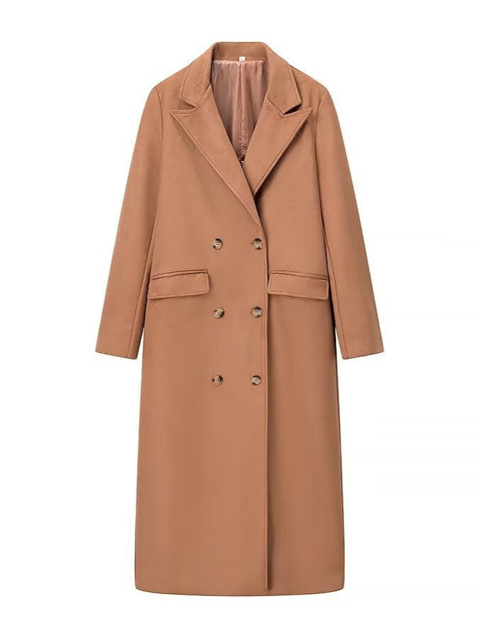 Street Casual Classy Suede Oversize Coat