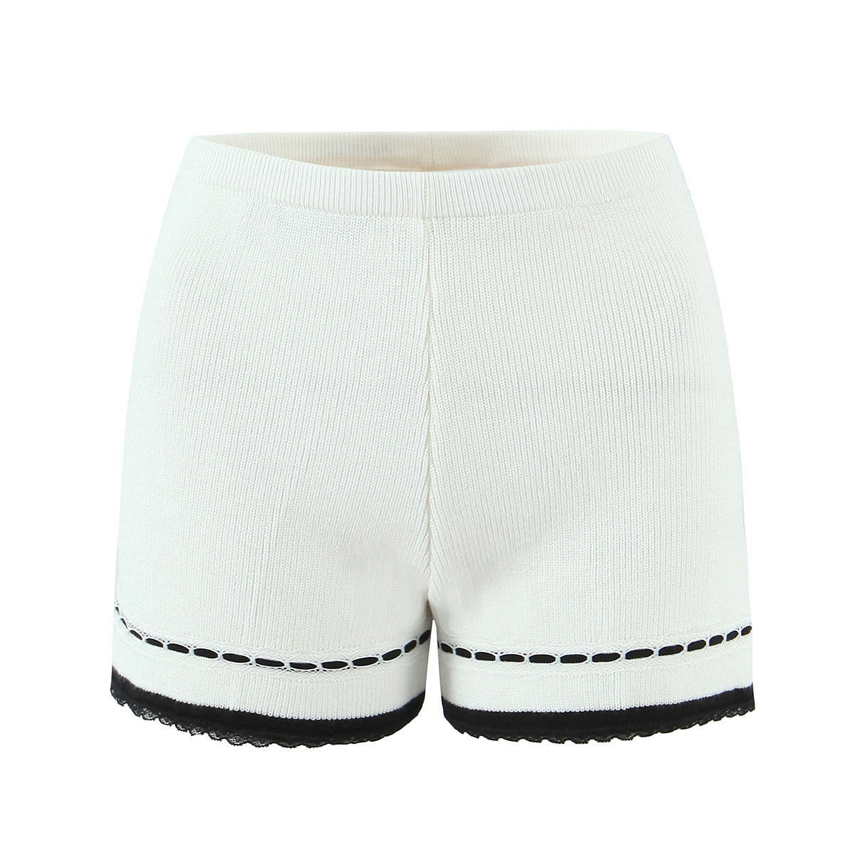 Refreshing Fall Winter Elegant White Knit Two Piece Set