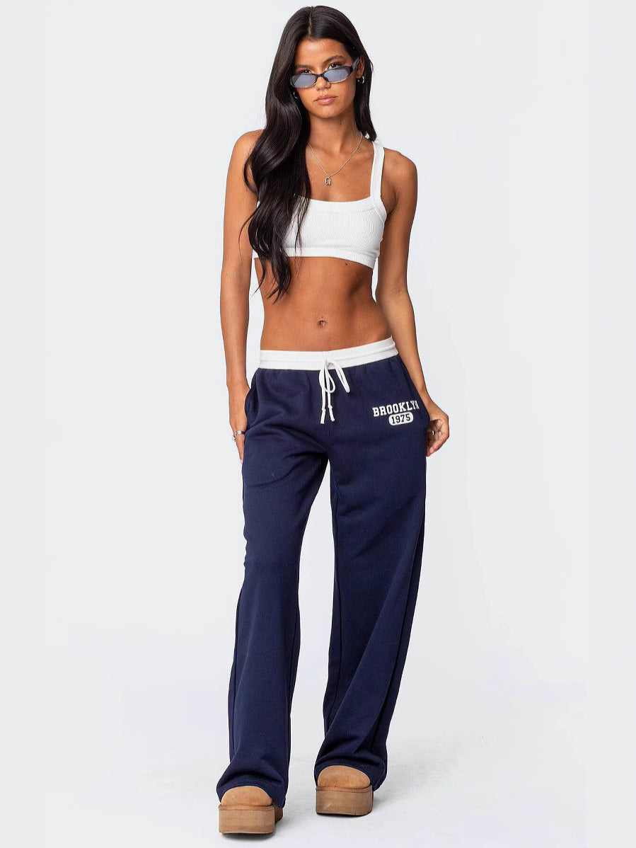 Street Stylish Low Waist Track Pants