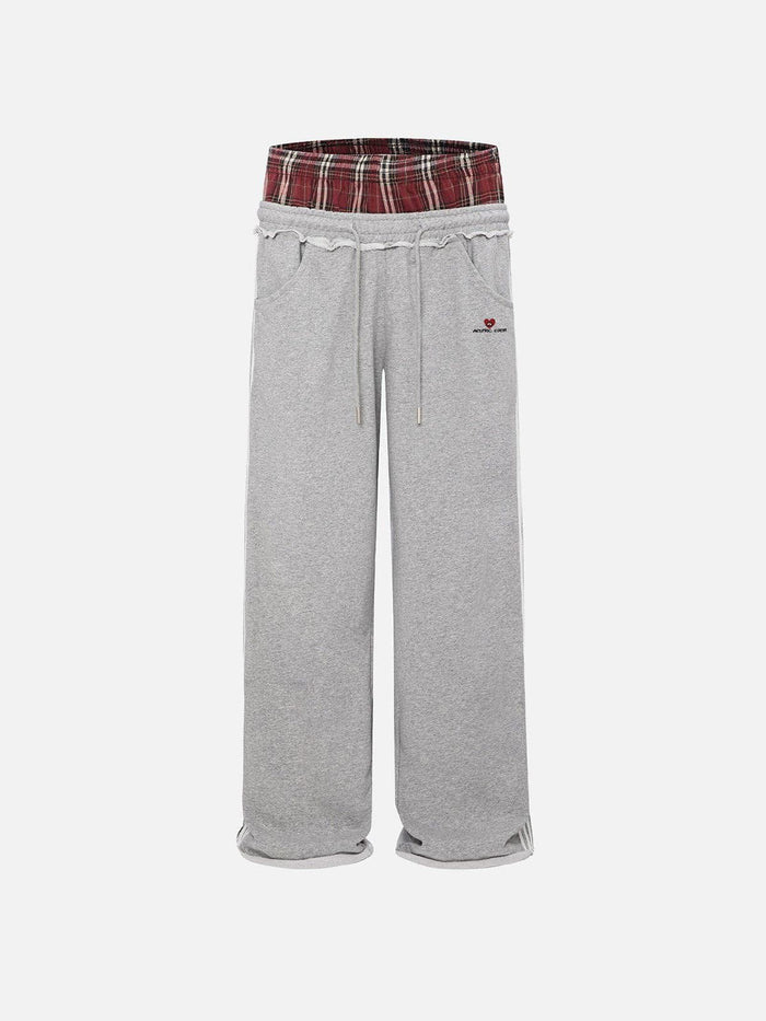 Cozy Plaid Lounge Sweatpants