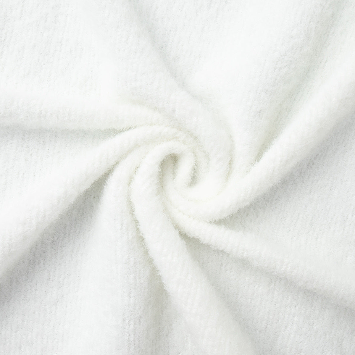Minimalist Indoor Effortlessly Elegant White Cardigen