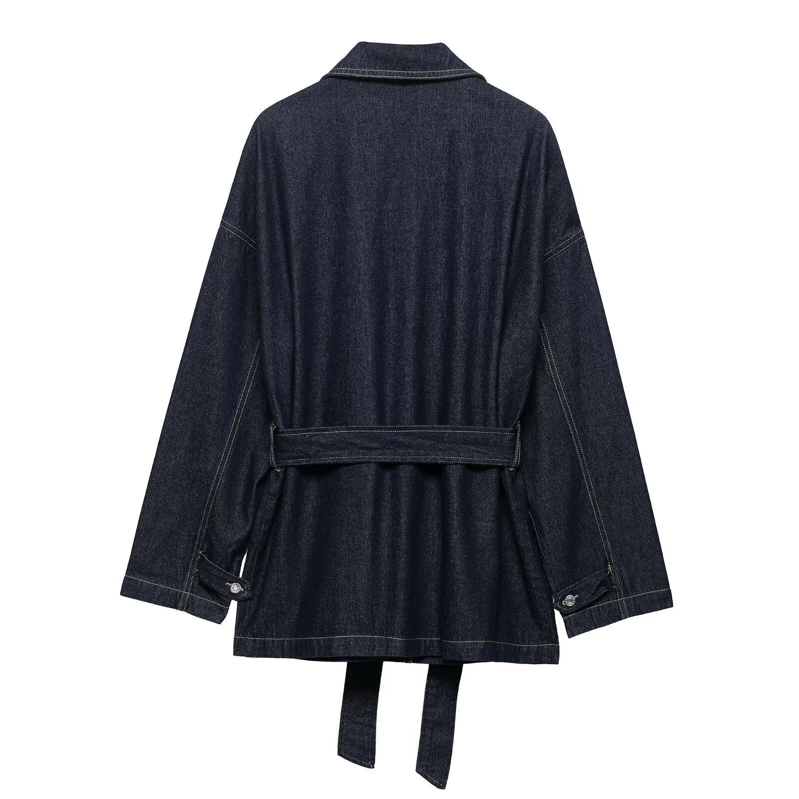 Veste en jean décontractée et élégante style streetwear