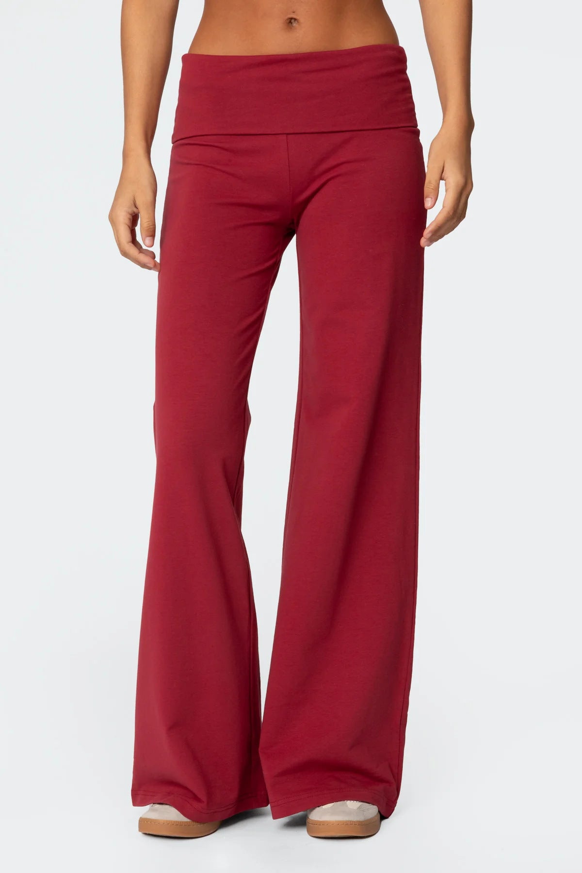 Indoor Comfy Relaxed Comfortable Wide-Leg Sweatpants