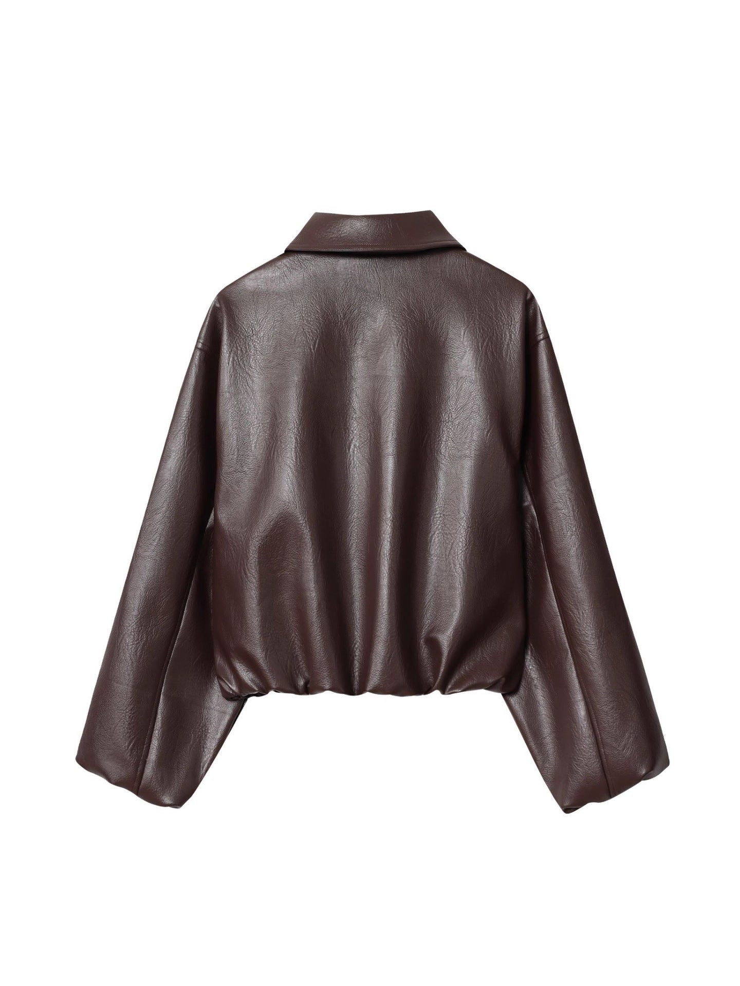 Veste en cuir tendance et cool