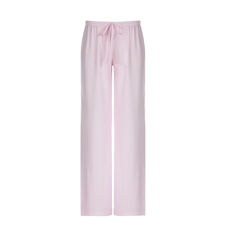 Pantalon de détente rayé Cozy Home