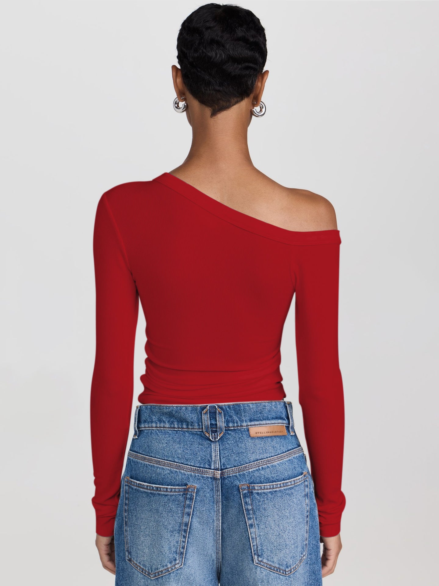 Street Individual Stylish Off-Shoulder Top