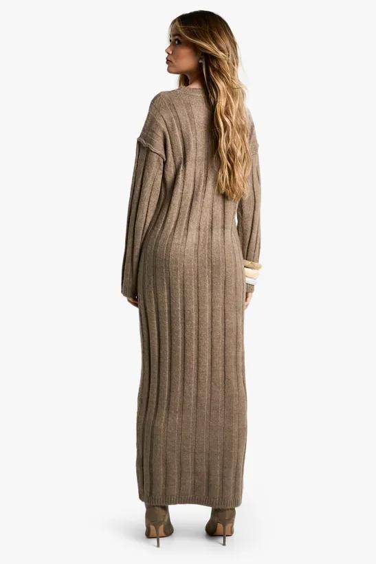 Home Comfortable Warmth Loose Knit Dress