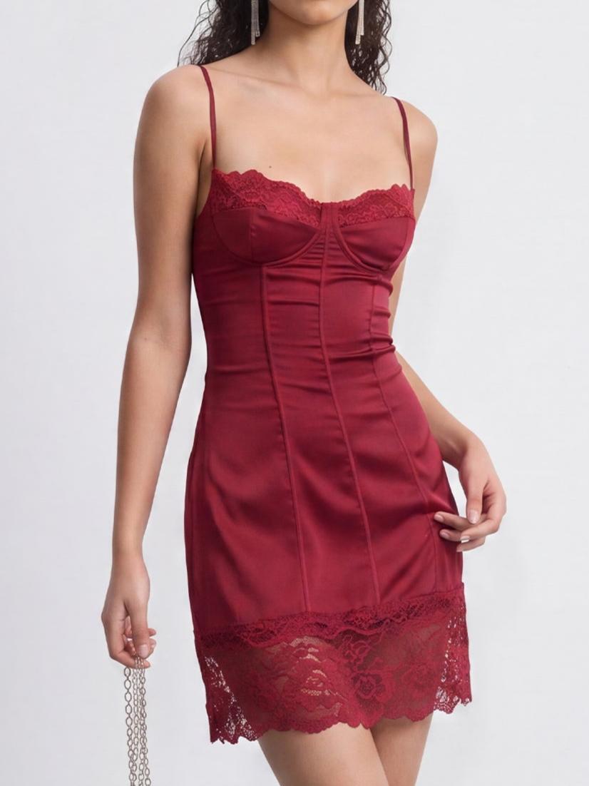 Alice Satin Mini Dress