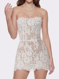 Mara Strapless White Dress
