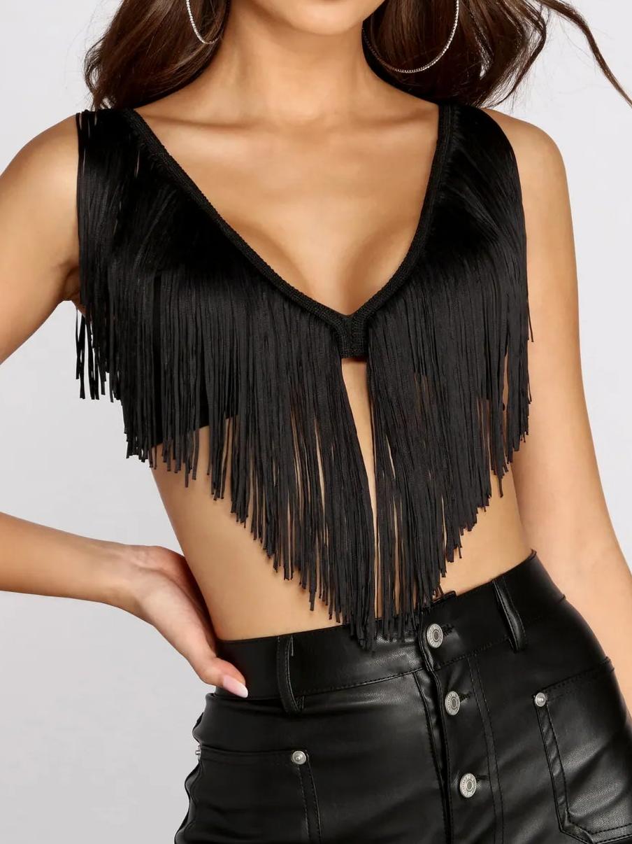 Forever Fringe Crop Top