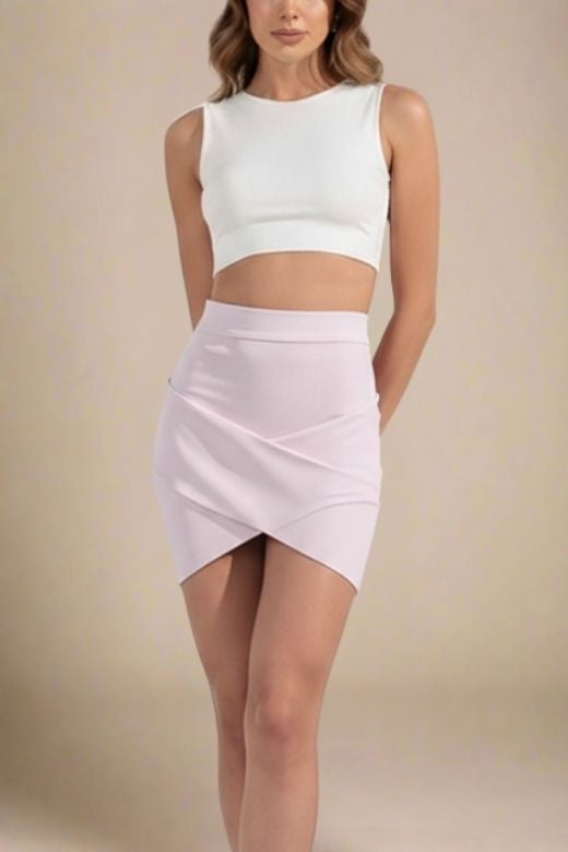 Jay High Waist Bandage Mini Skirt