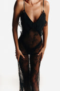 Nocturne Lace Slip Maxi Dress