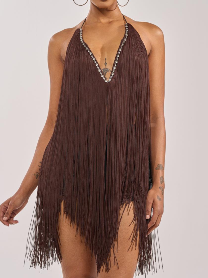 Swept Away Fringe Top