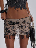 Ellora Embellished Mini Skirt