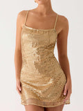 Kaitlin Mini Dress - Gold
