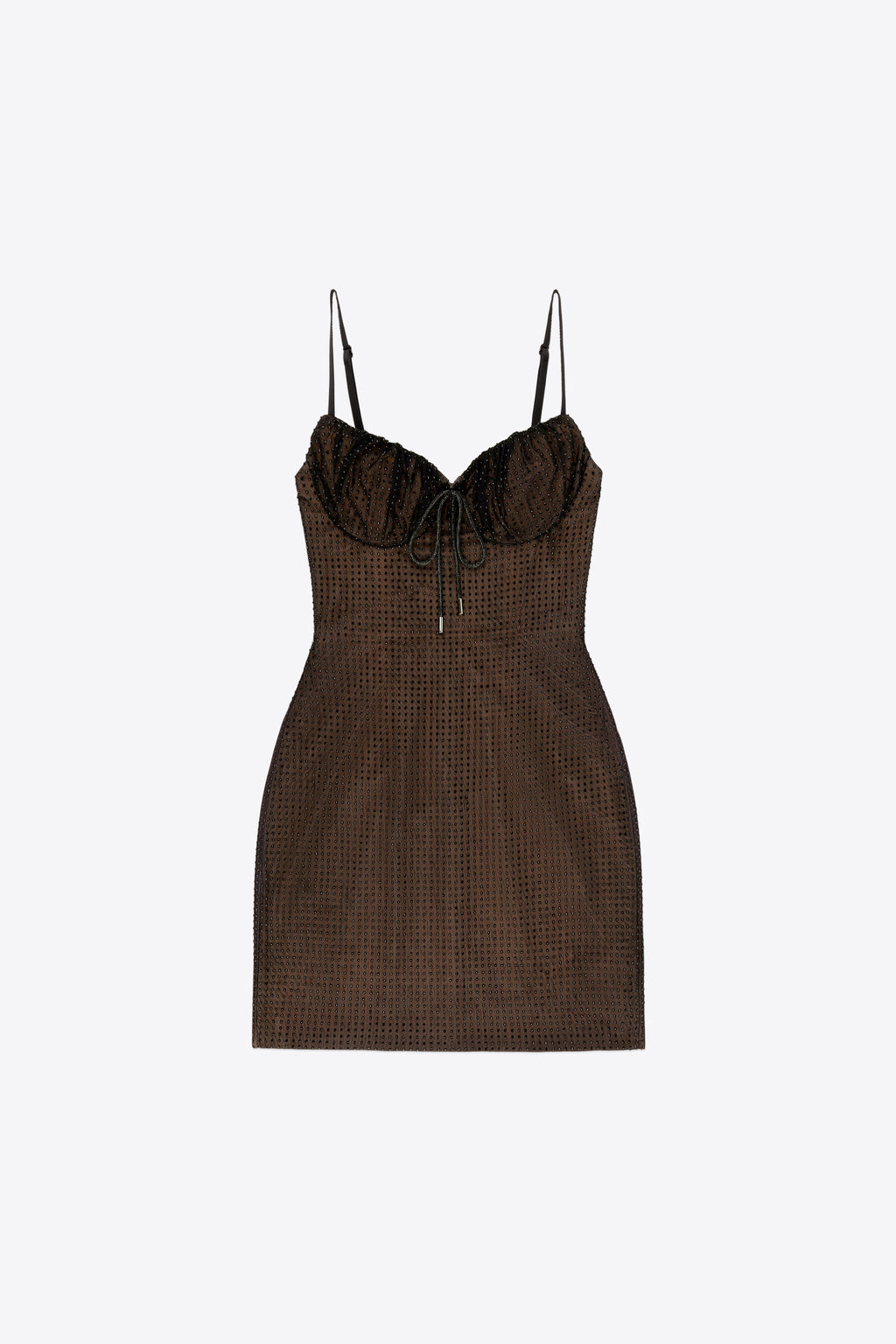 Crystal Hotfix Mini Dress