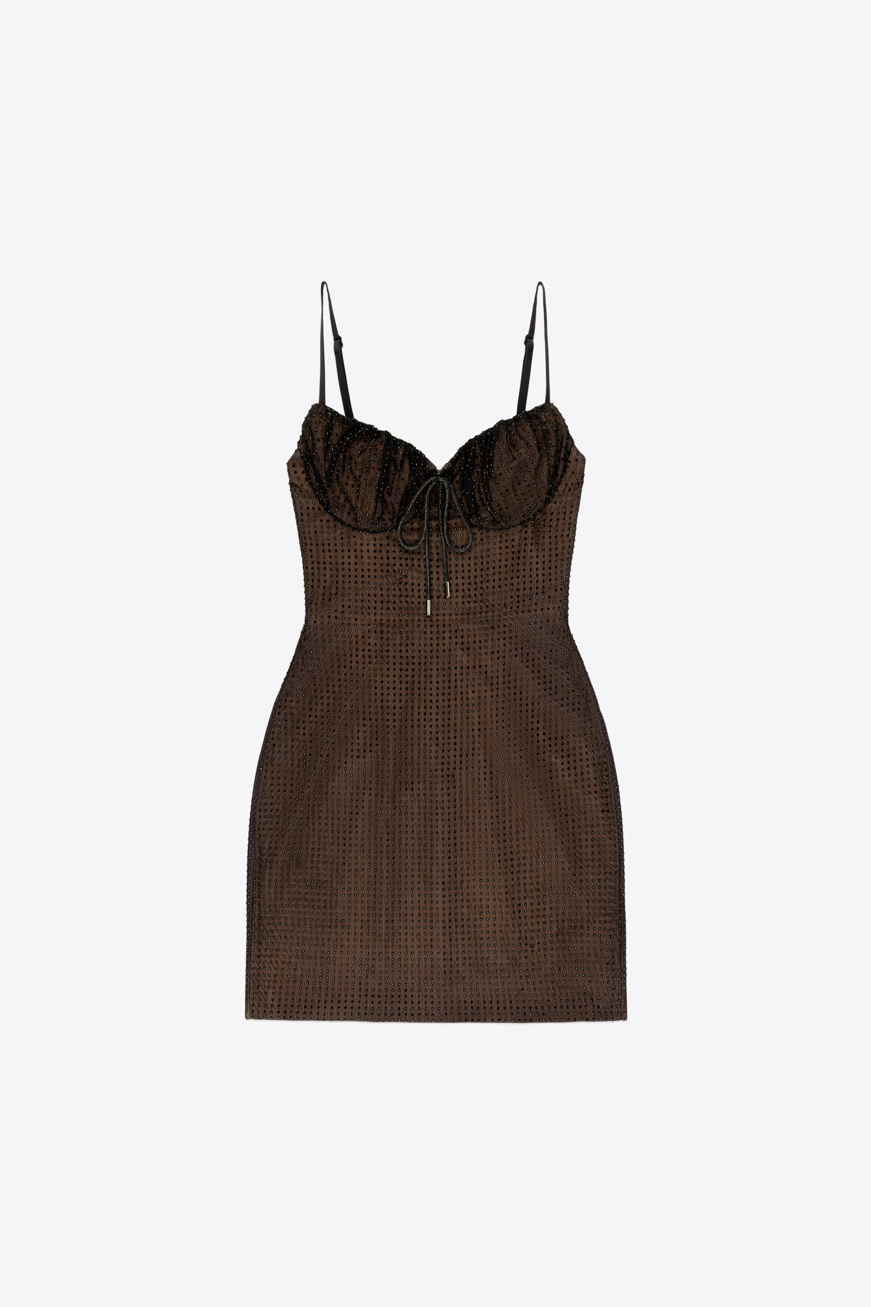 Crystal Hotfix Mini Dress