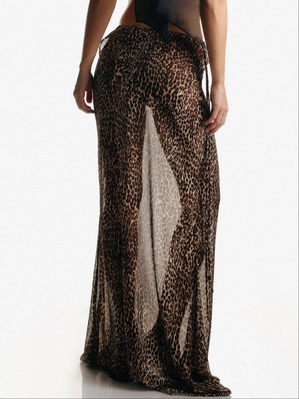 Wild Instinct Leopard Maxi Skirt