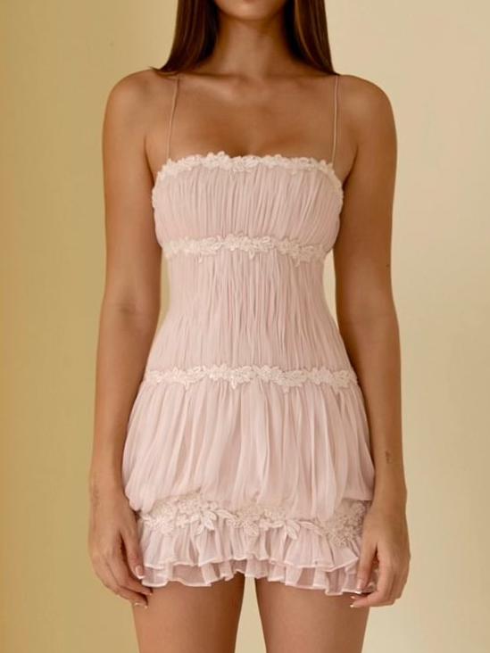 Fiorella Mini Dress Pink