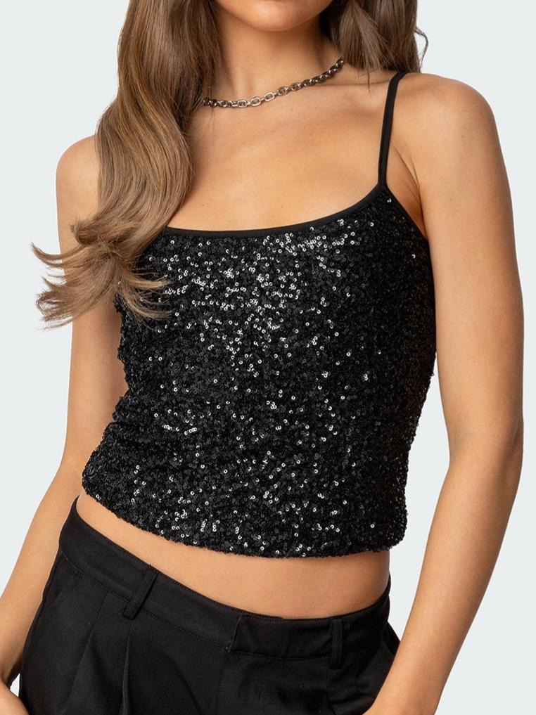 Celene Sequin Tank Top