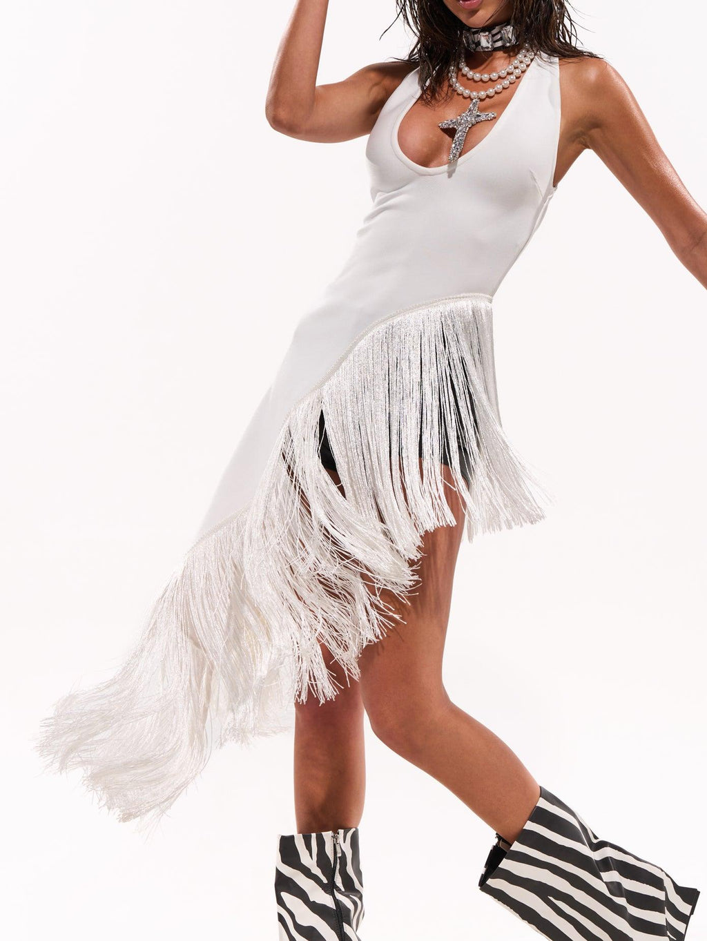 Take Me Out Fringe Top