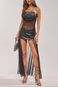 True Icon Cut Out Mini Dress