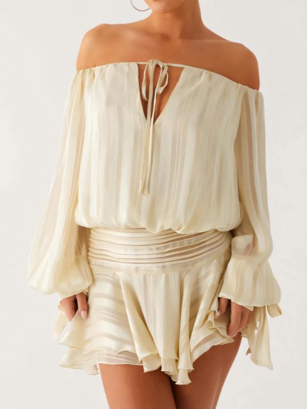 Women's Off-Shoulder Playsuit
