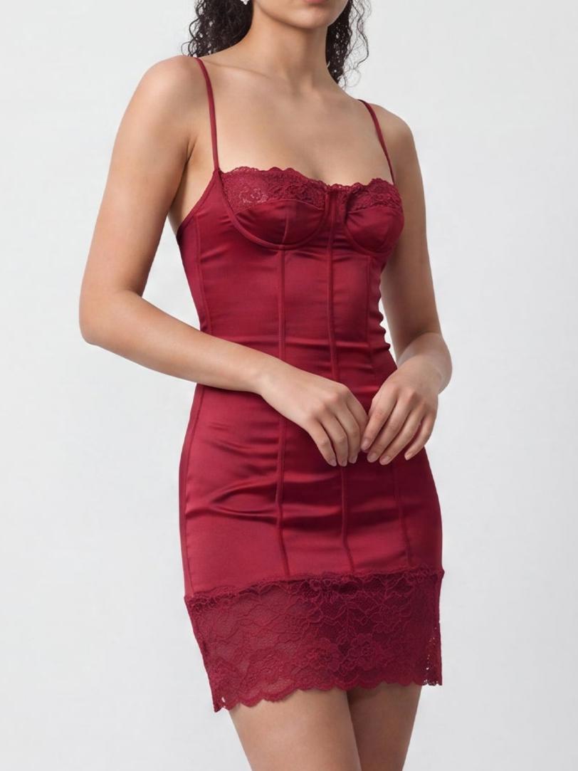 Alice Satin Mini Dress