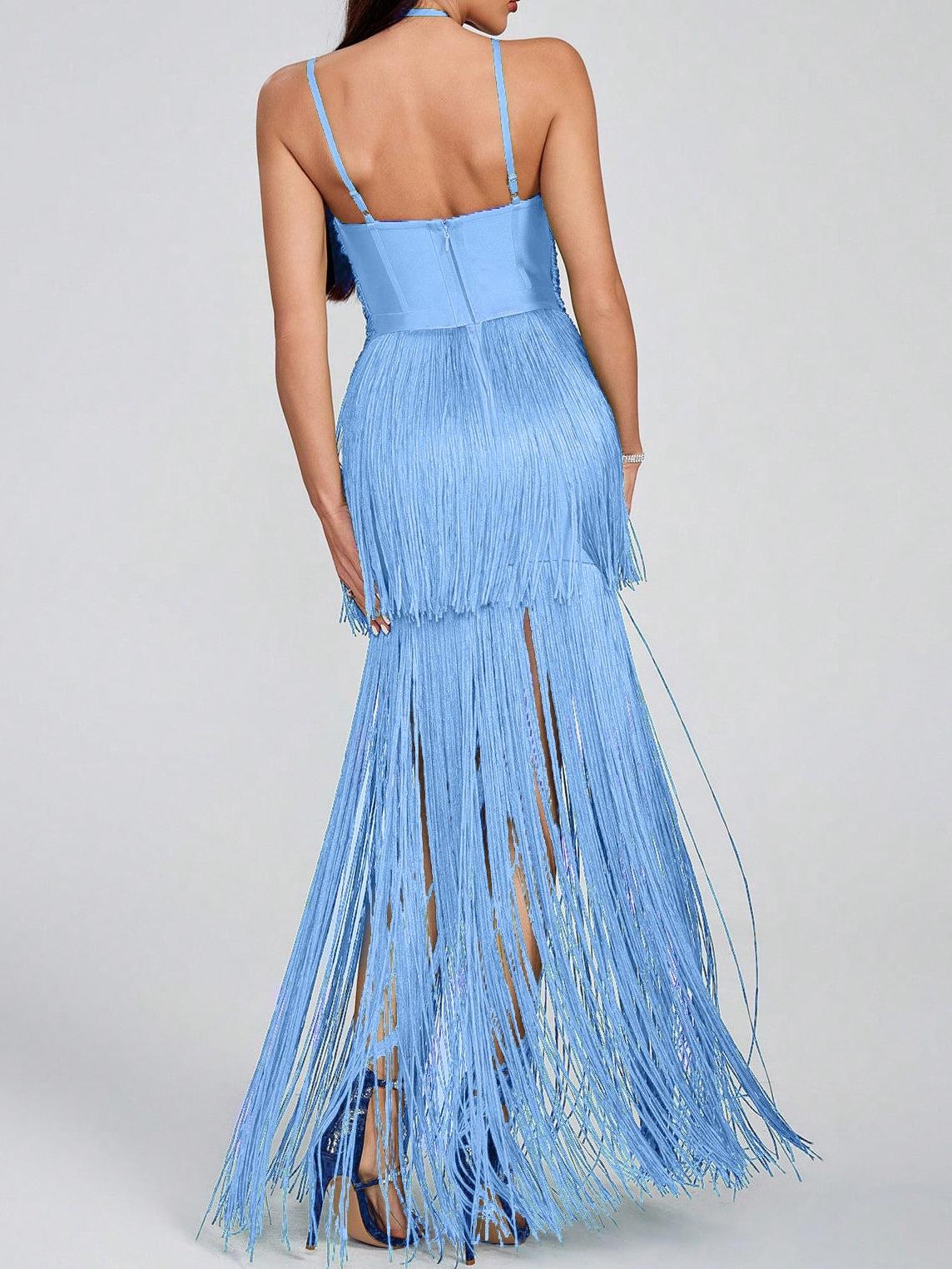 Boutique Halter Neck Sleeveless Dress