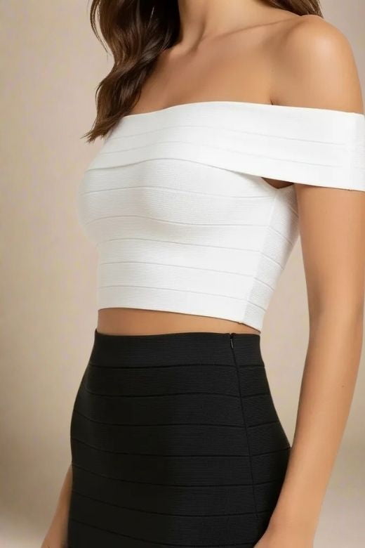 Vera Bandage Off Shoulder Top