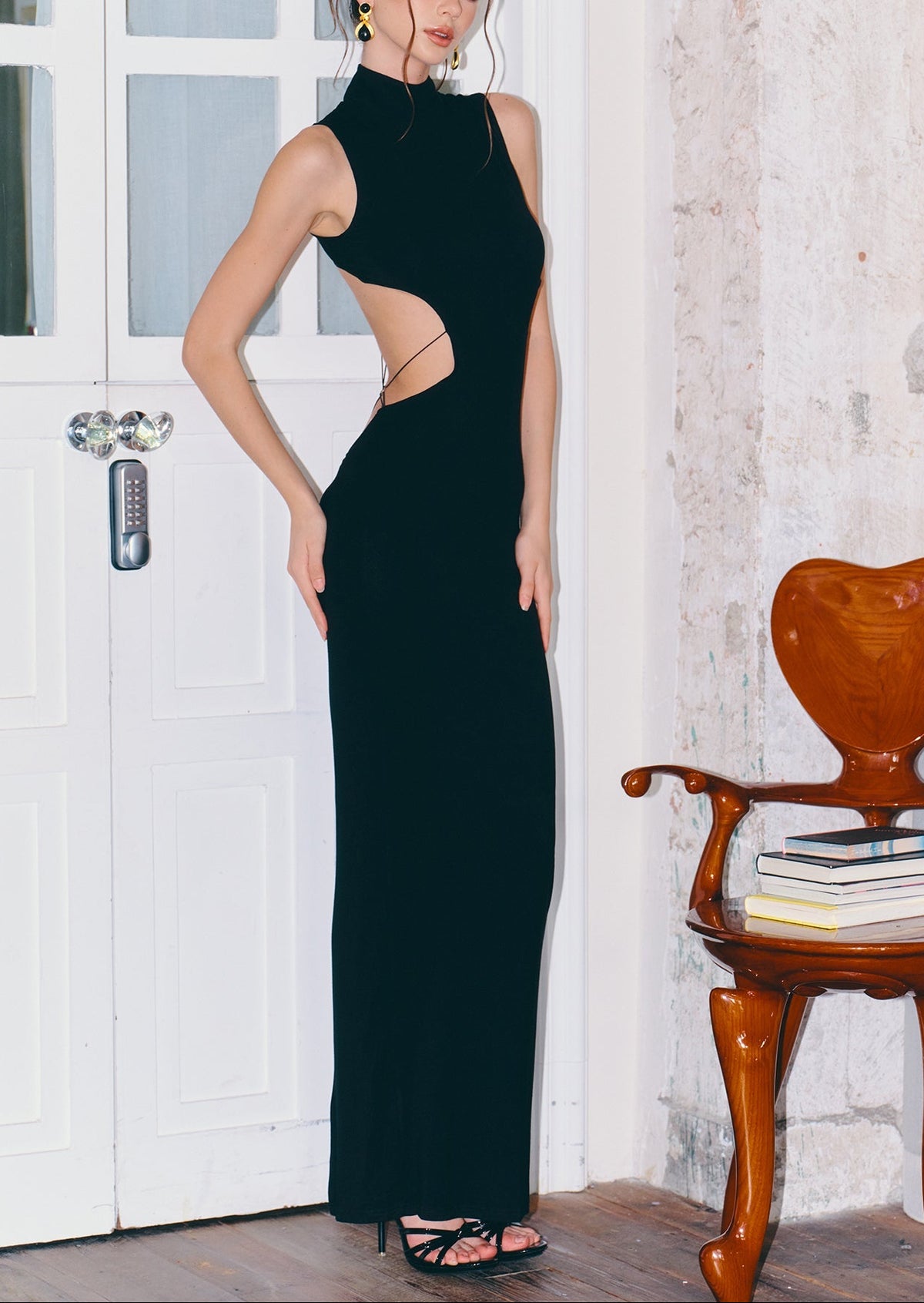 Dilara Open Back Maxi Dress