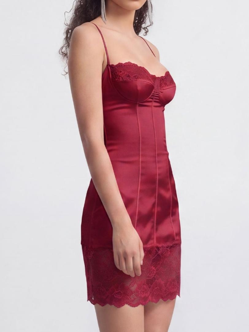 Alice Satin Mini Dress