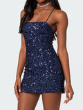 Kiara Strappy Sequin Mini Dress