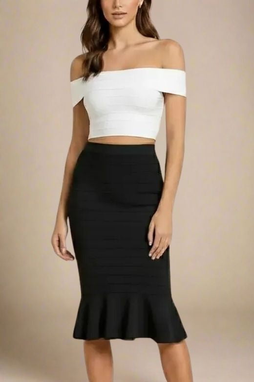 Vera Bandage Off Shoulder Top