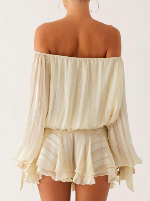 Women's Off-Shoulder Playsuit