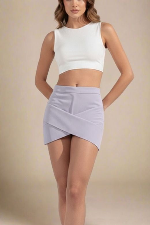Jay High Waist Bandage Mini Skirt