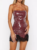Taking It Easy Sequin Mini Dress
