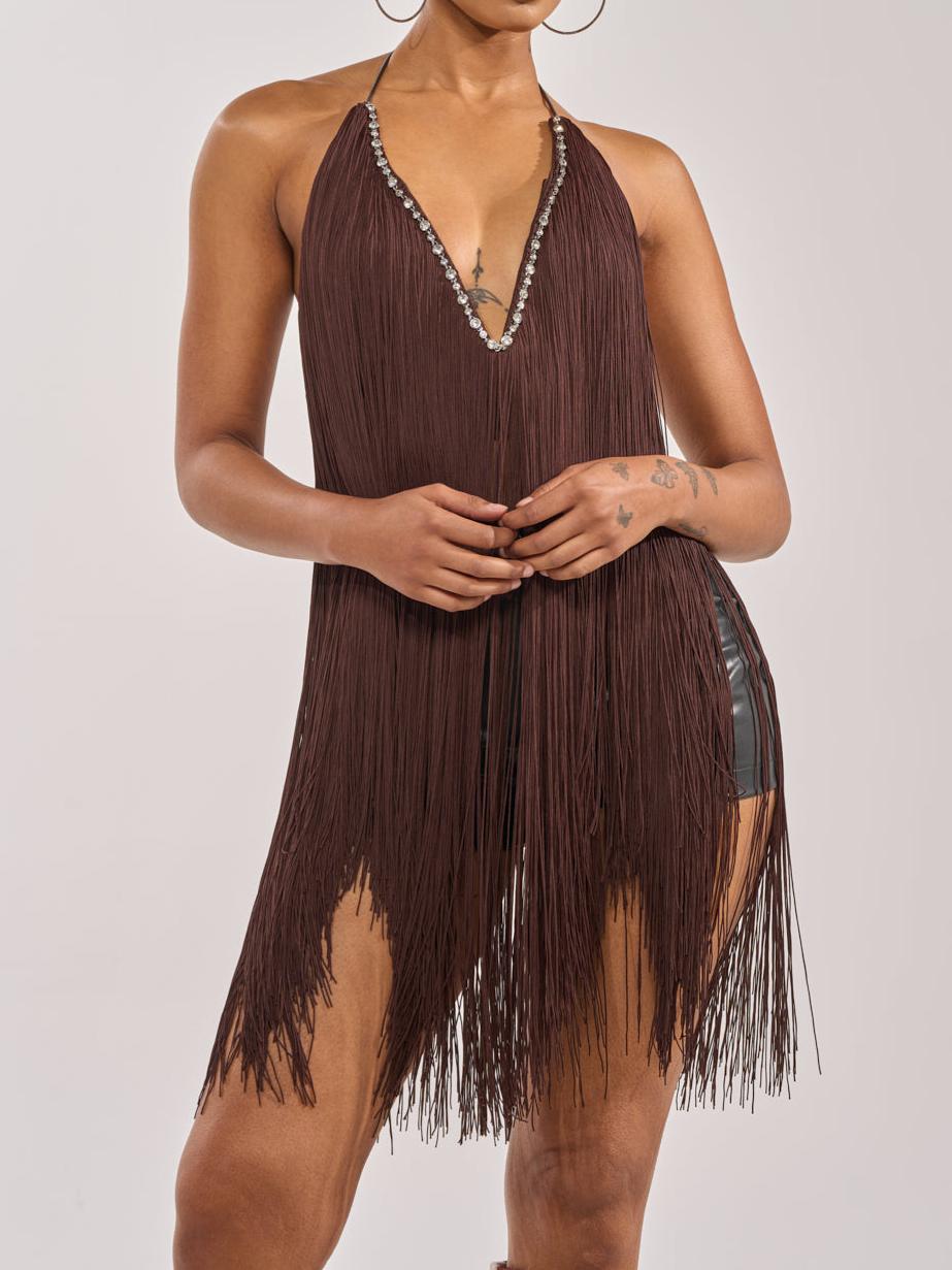 Swept Away Fringe Top