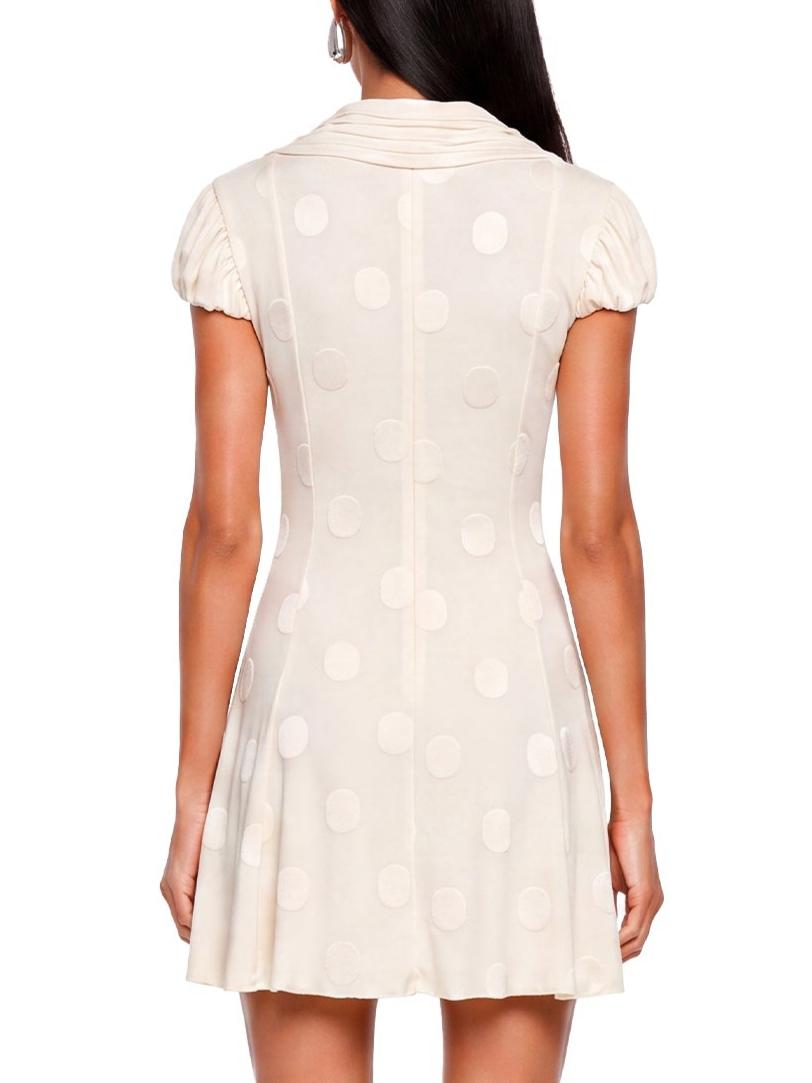 Deep V Neckline Mini Dress